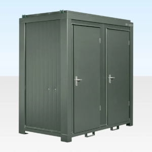 Home 1+1 double mains toilet 8ft x 5ft (bottle green)