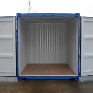 Sale 10ft x 8ft shipping container (one trip) – blue