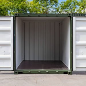 Home 10ft x 8ft shipping container (one trip) – green
