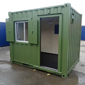 10ft x 8ft custom shipping container office