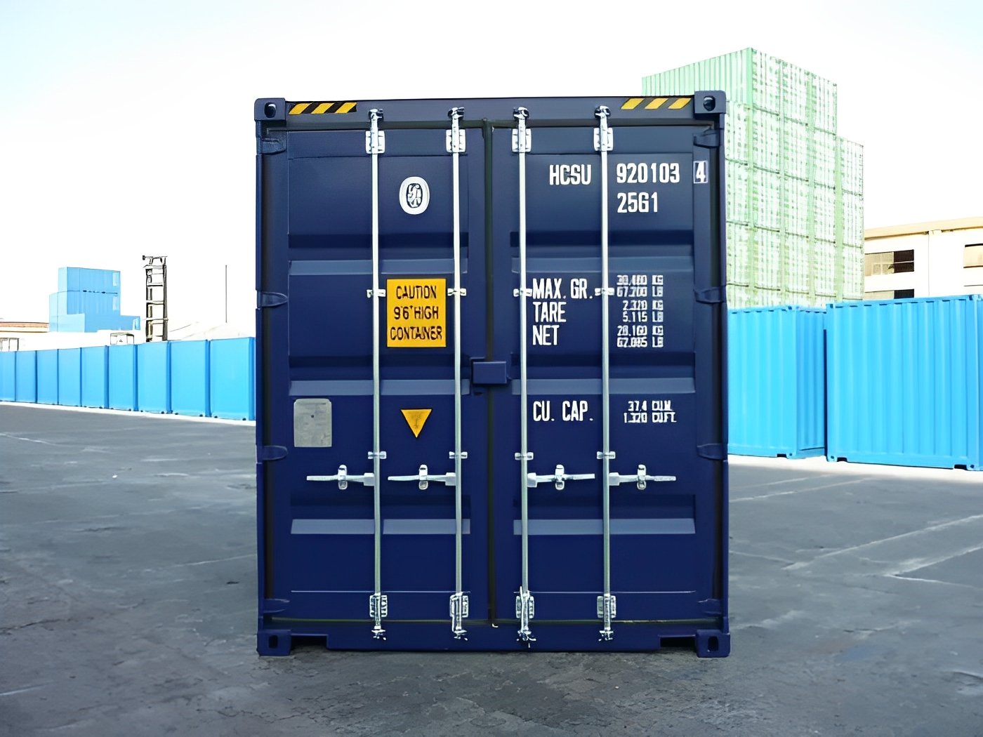 20ft high cube container – one trip (9ft 6′ high)