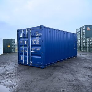 Home 20ft shipping container (one trip) – blue