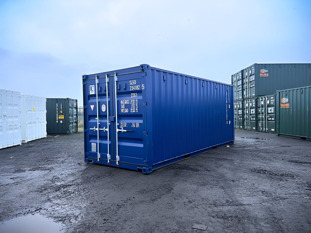 20ft shipping container (one trip) – blue 20ft shipping container (one trip) – blue