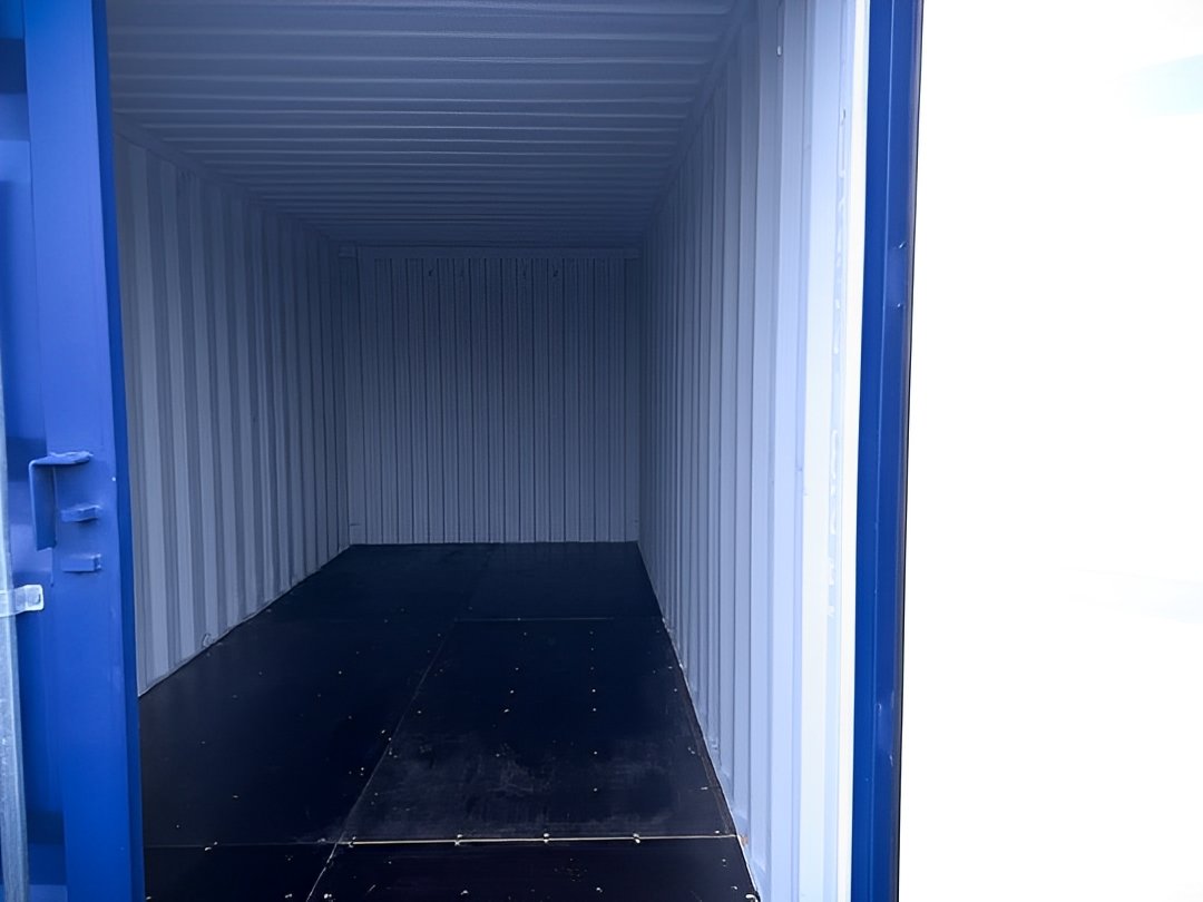 20ft shipping container (one trip) – blue 20ft shipping container (one trip) – blue