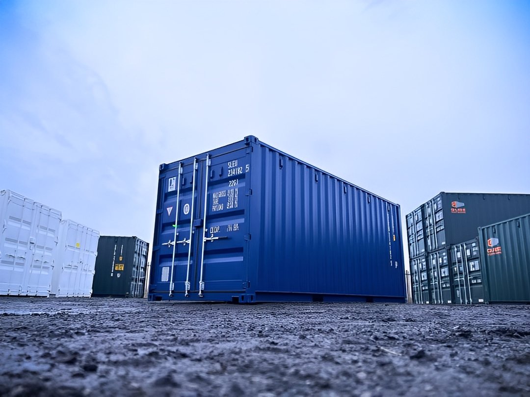 20ft shipping container (one trip) – blue 20ft shipping container (one trip) – blue