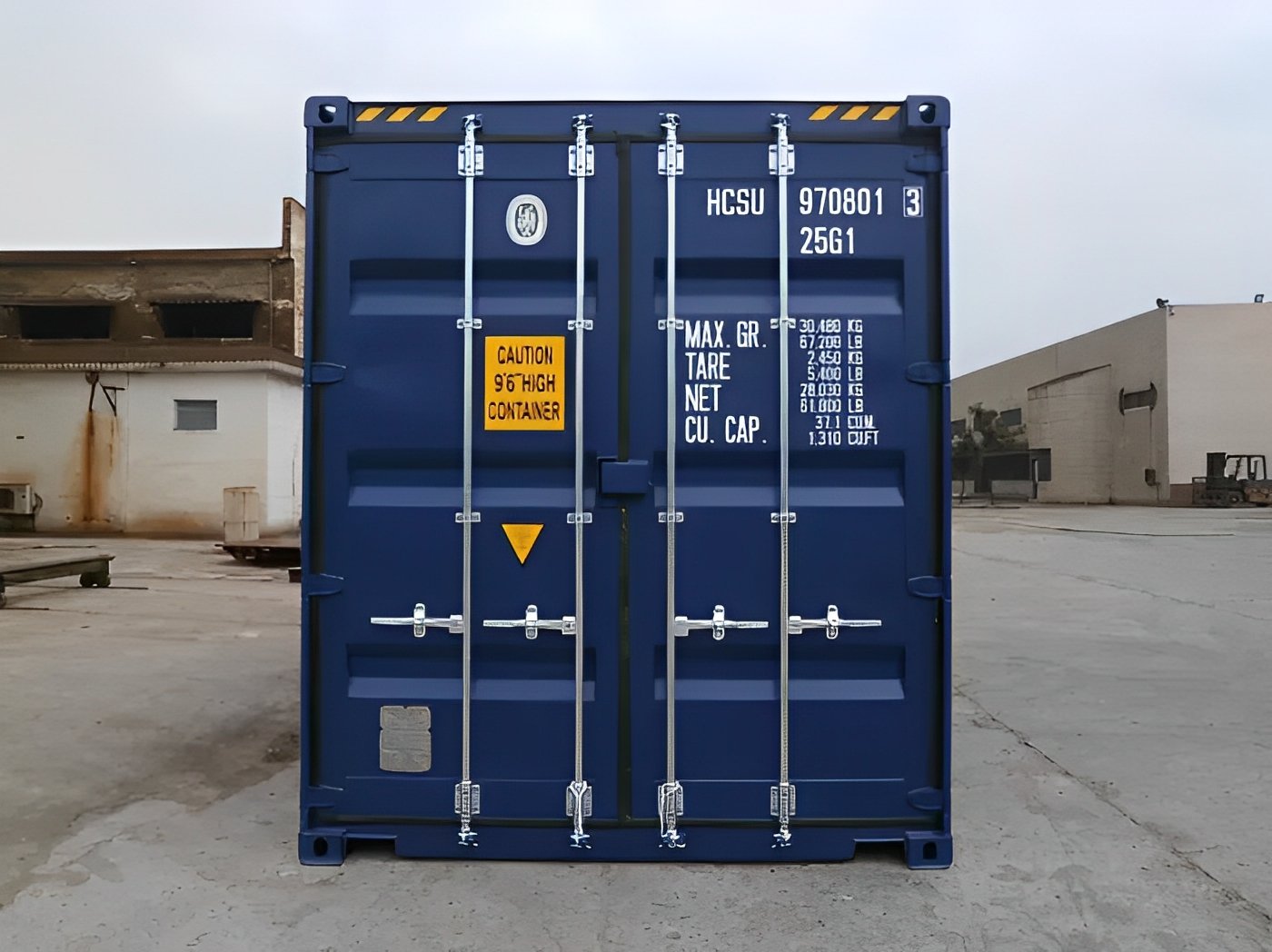 20ft x 8ft tunnel container (double end door) one trip 20ft x 8ft tunnel container (double end door) one trip