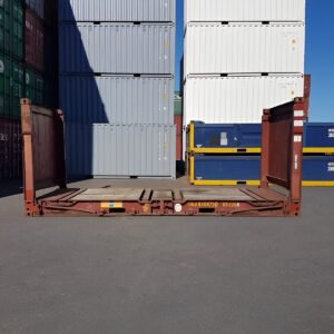 Home 20ft x 8ft used flat rack shipping containers