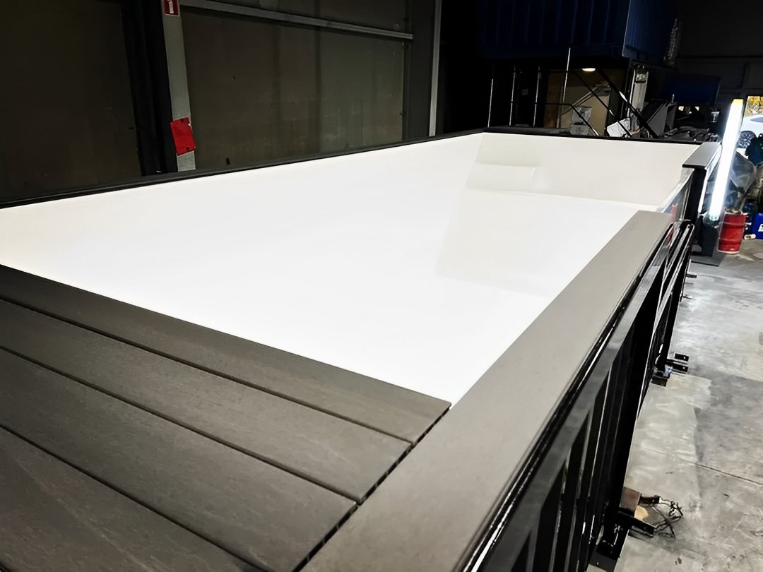 20ft shipping container swimming pool with convenient side staircase 20ft shipping container swimming pool with convenient side staircase