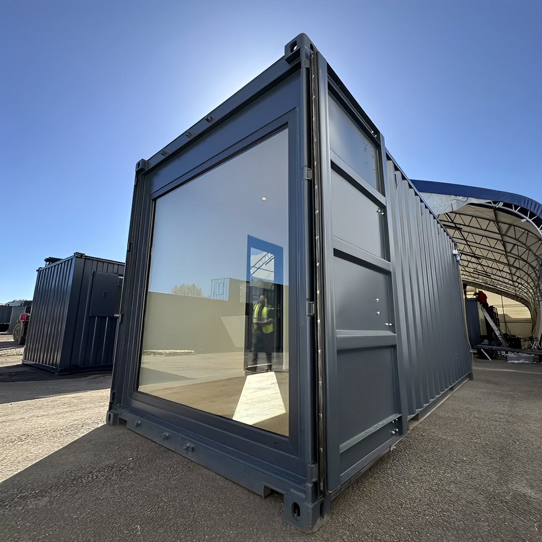 20ft x 8ft custom shipping container conversion | portable building | garden office 20ft x 8ft custom shipping container conversion | portable building | garden office