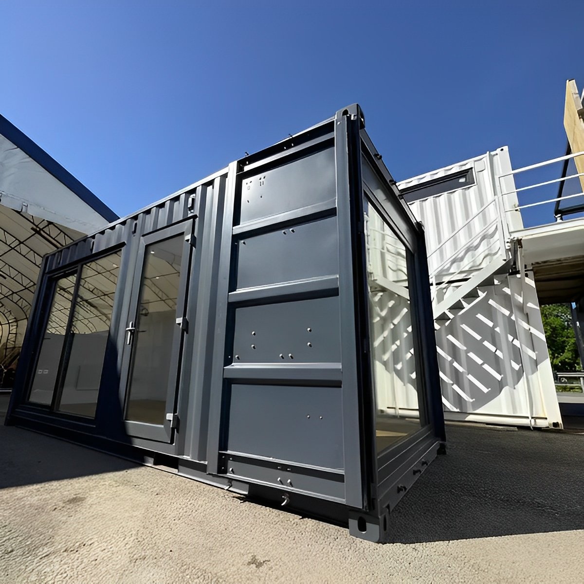 20ft x 8ft custom shipping container conversion | portable building | garden office 20ft x 8ft custom shipping container conversion | portable building | garden office