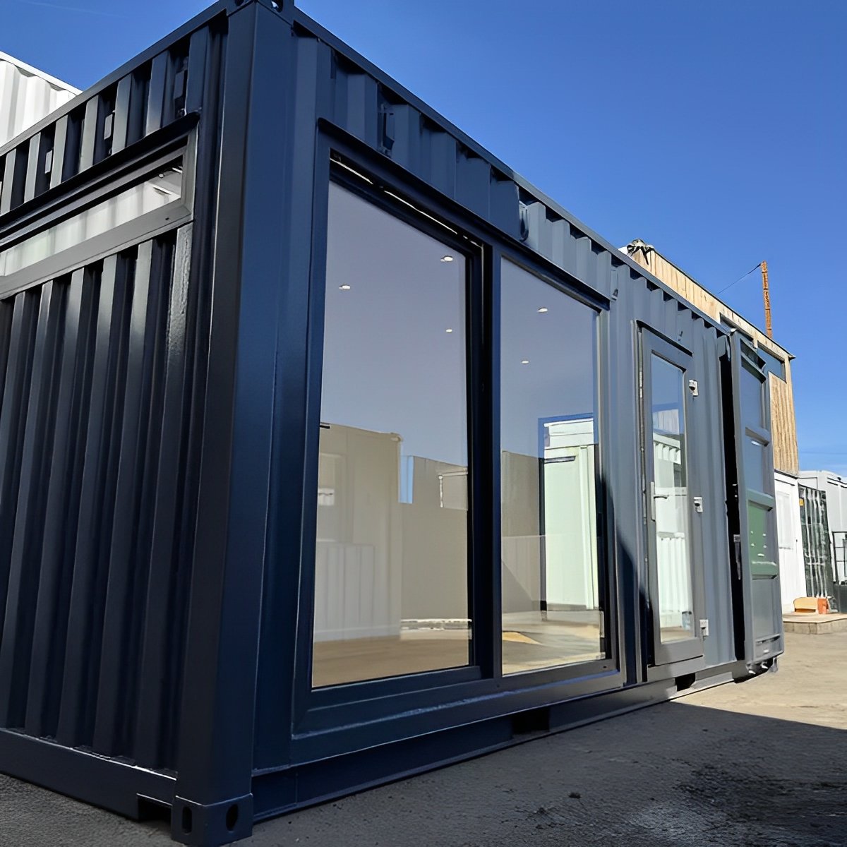 20ft x 8ft custom shipping container conversion | portable building | garden office 20ft x 8ft custom shipping container conversion | portable building | garden office