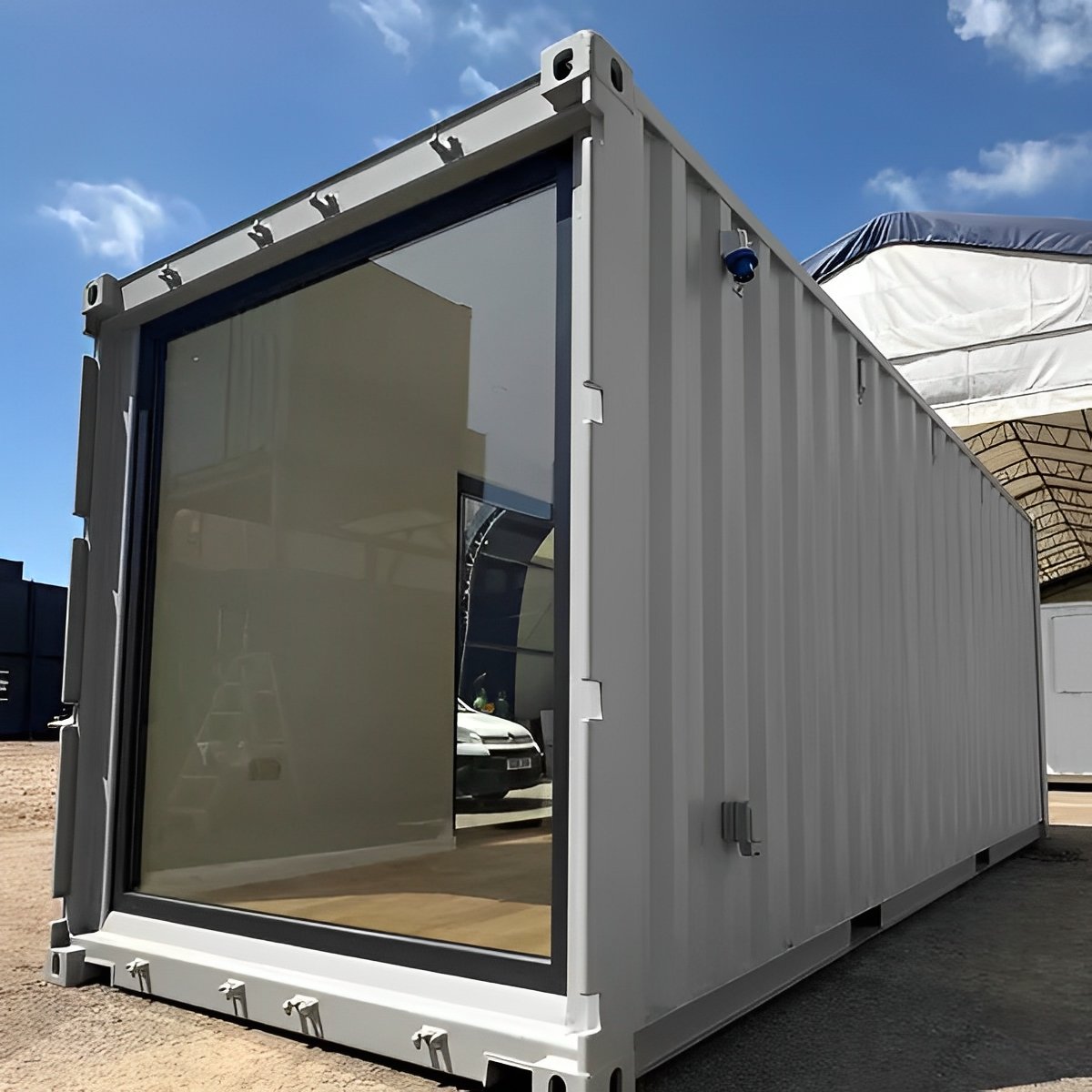 20ft x 8ft custom shipping container converted office | portable building | garden office 20ft x 8ft custom shipping container converted office | portable building | garden office