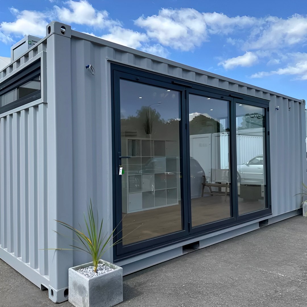 20ft x 8ft custom shipping container converted office | portable building | garden office 20ft x 8ft custom shipping container converted office | portable building | garden office