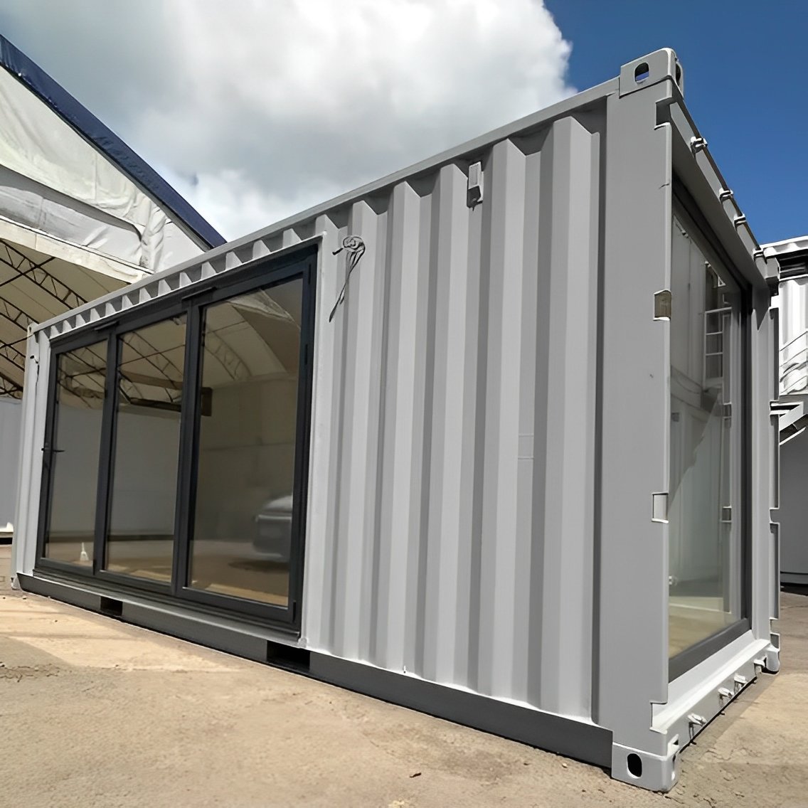 20ft x 8ft custom shipping container converted office | portable building | garden office 20ft x 8ft custom shipping container converted office | portable building | garden office