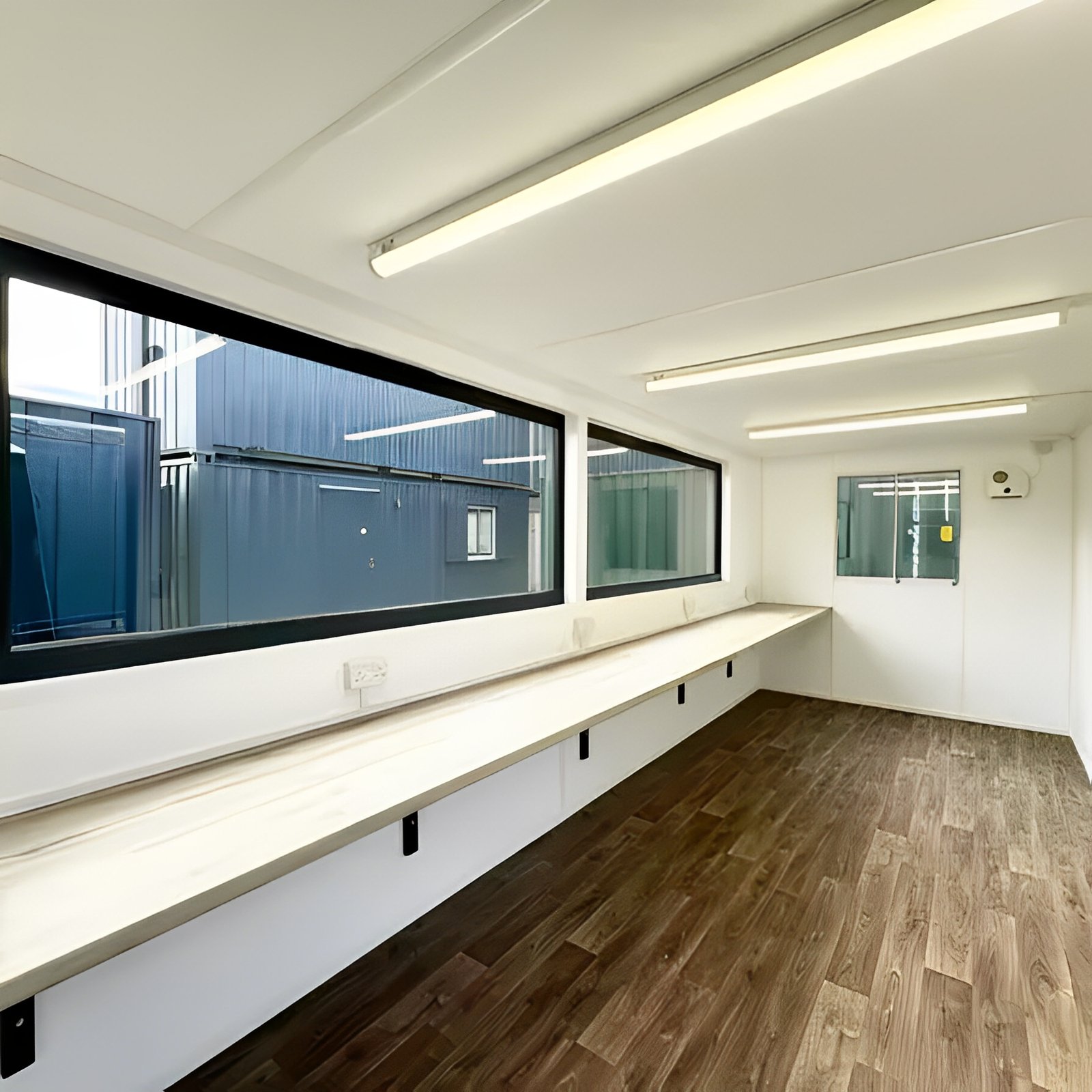 21ft x 8ft custom cabin office / canteen | picture windows | portable building 21ft x 8ft custom cabin office / canteen | picture windows | portable building