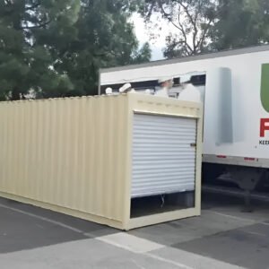 30ft shipping container with roll up door