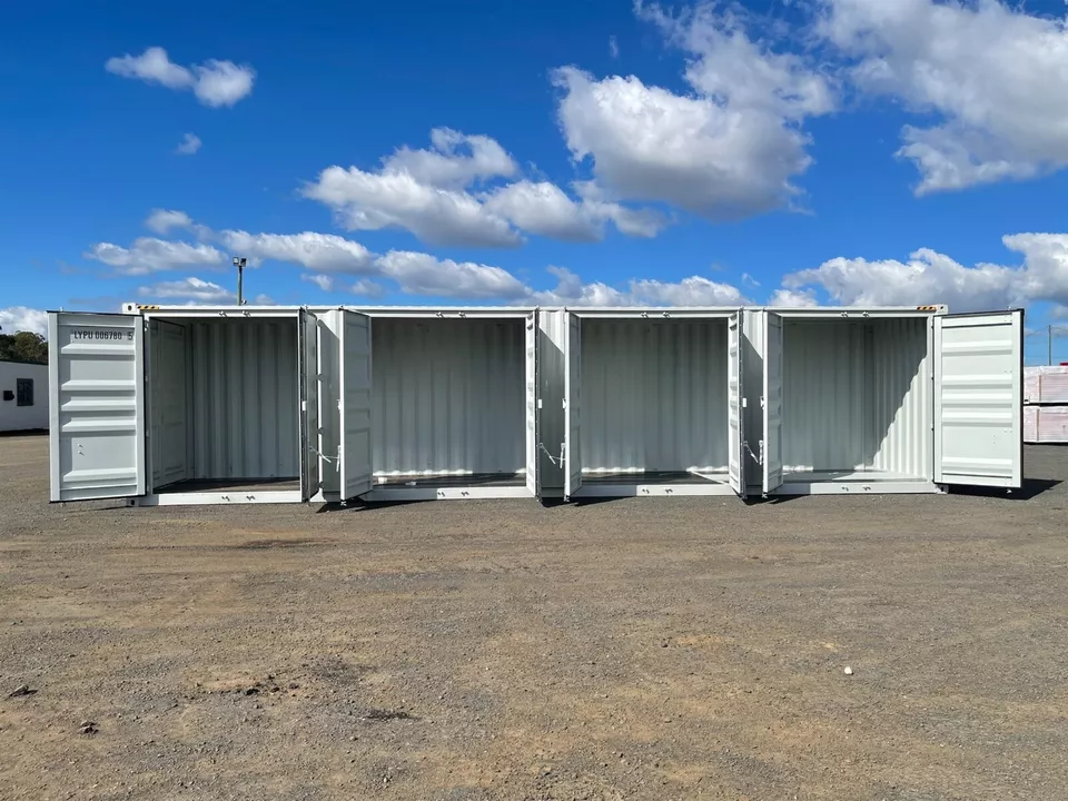 40ft high cube storage shipping container conex w/4 open side door 9.5′ tall 40ft high cube storage shipping container conex w/4 open side door 9.5′ tall