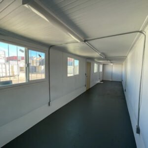 40' ground level office container (converted from non operational reefer unit)