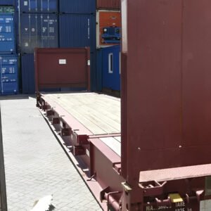 Home 40ft x 8ft used flat rack shipping container