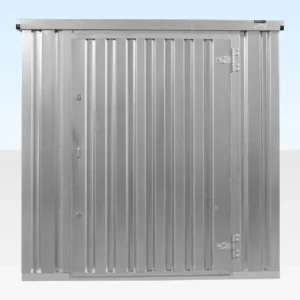 Home 4m x 2.1m flat pack container store – galvanised