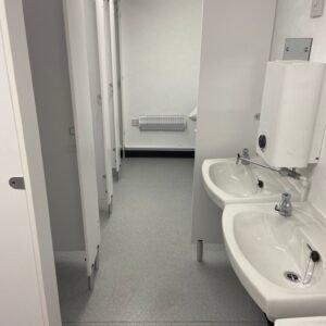 5+1 steel toilet cabin 24ft x 9ft