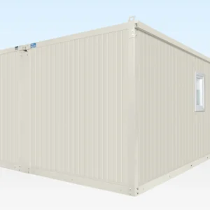 6.5m x 4.6m side linked flat pack container office