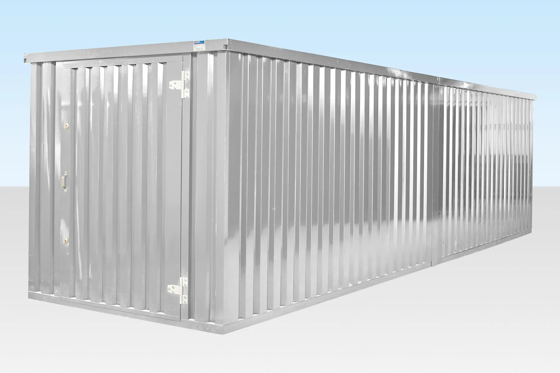 6m x 2.1m end linked flat packed container bundle (galvanised) 6m x 2.1m end linked flat packed container bundle (galvanised)