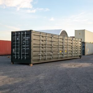 40' high cube open side one trip shipping container