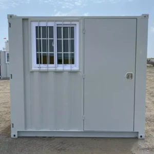 8ft cubic shipping container w/door+window 8’lx6.7’wx7.4’h