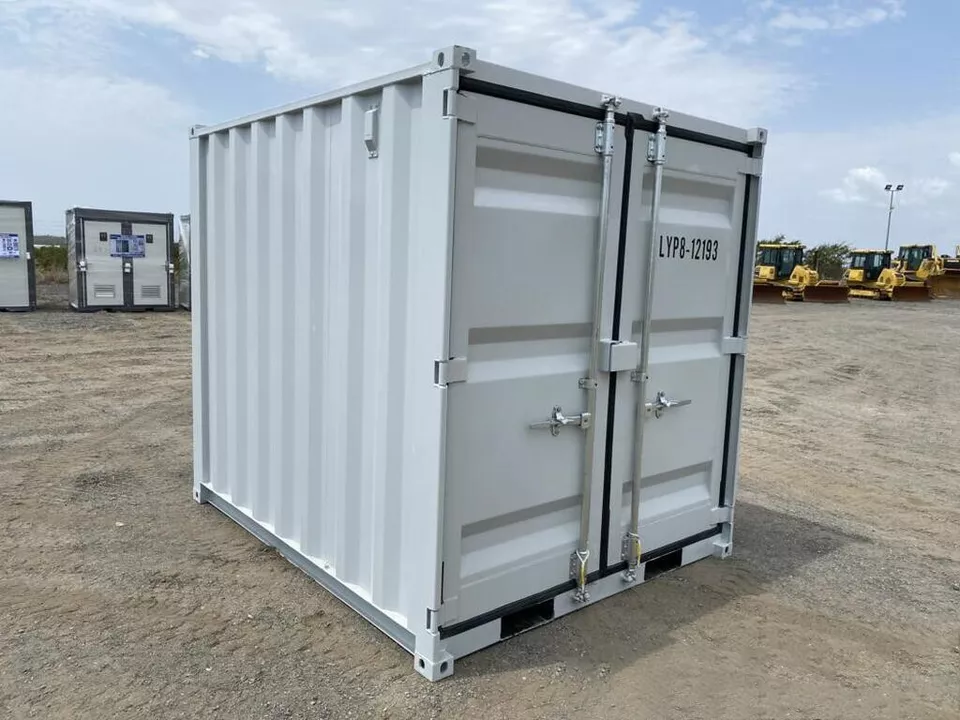 8ft cubic shipping container w/door+window 8’lx6.7’wx7.4’h 8ft cubic shipping container w/door+window 8’lx6.7’wx7.4’h