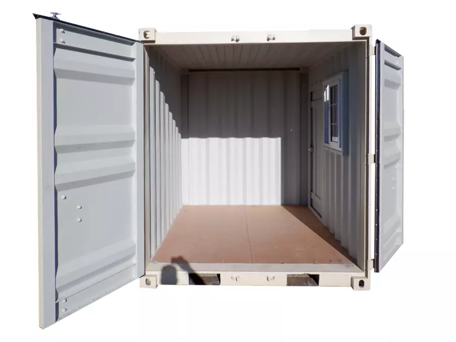 8ft cubic shipping container w/door+window 8’lx6.7’wx7.4’h 8ft cubic shipping container w/door+window 8’lx6.7’wx7.4’h