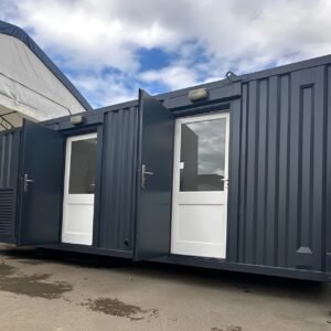 24 x 9ft anti vandal cabin | office, canteen, toilet | 10kva generator