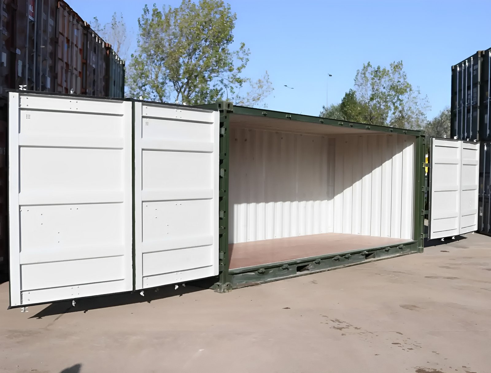 used 20ft open side / full side access container used 20ft open side / full side access container