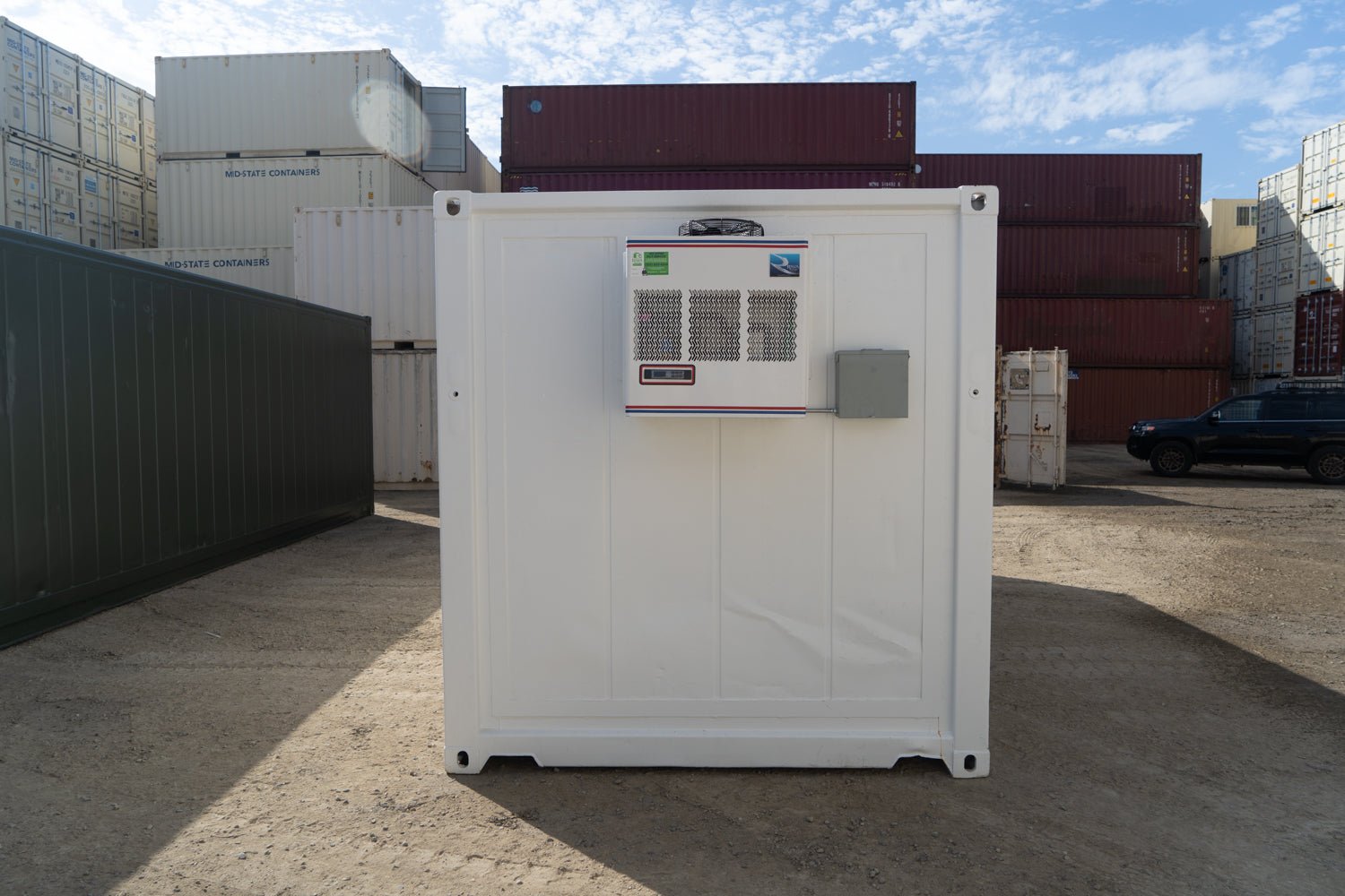 20' std refrigerated container used box new motor (single phase 3.5 hp freezer) 20' std refrigerated container used box new motor (single phase 3.5 hp freezer)