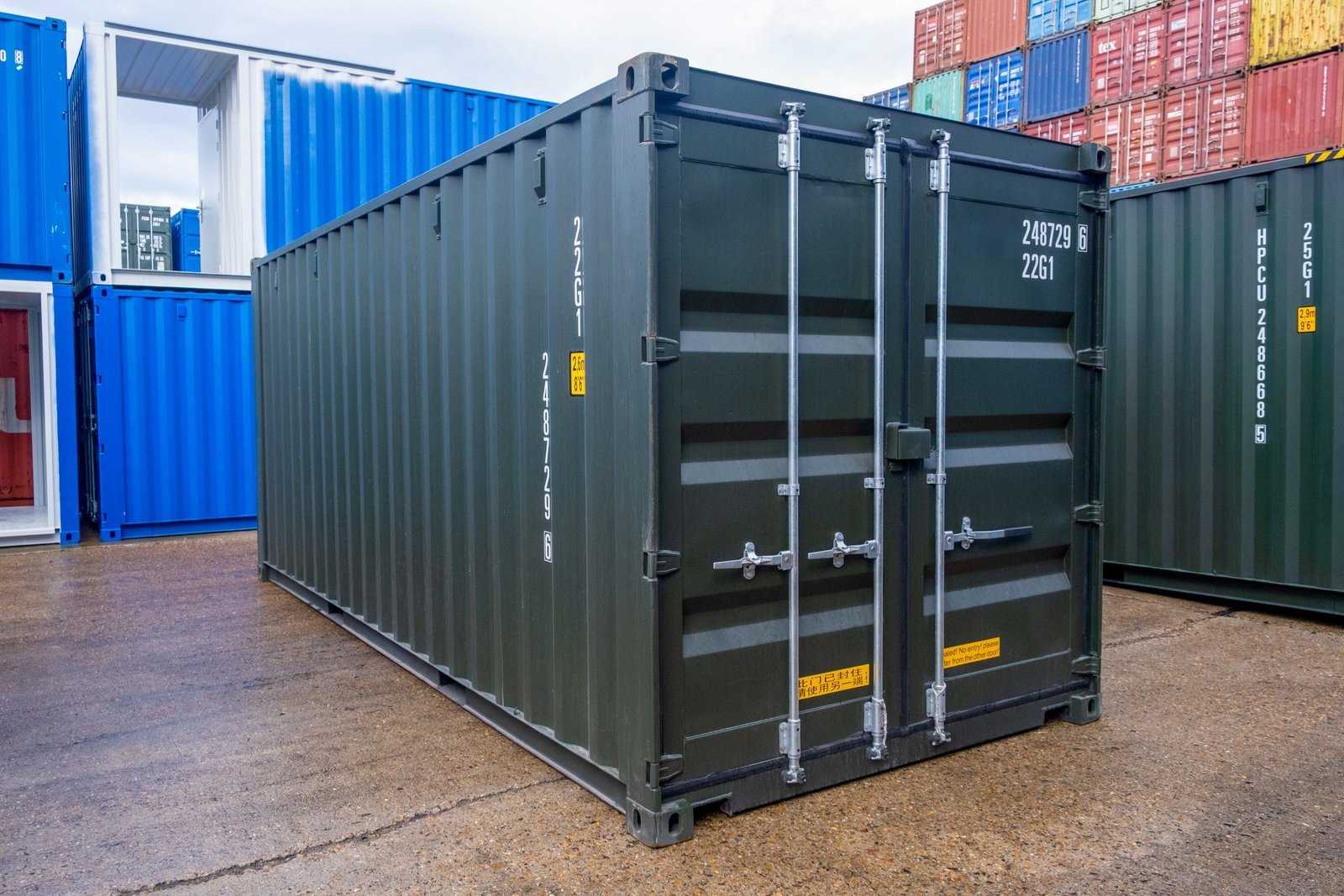 20ft double door container 20ft double door container