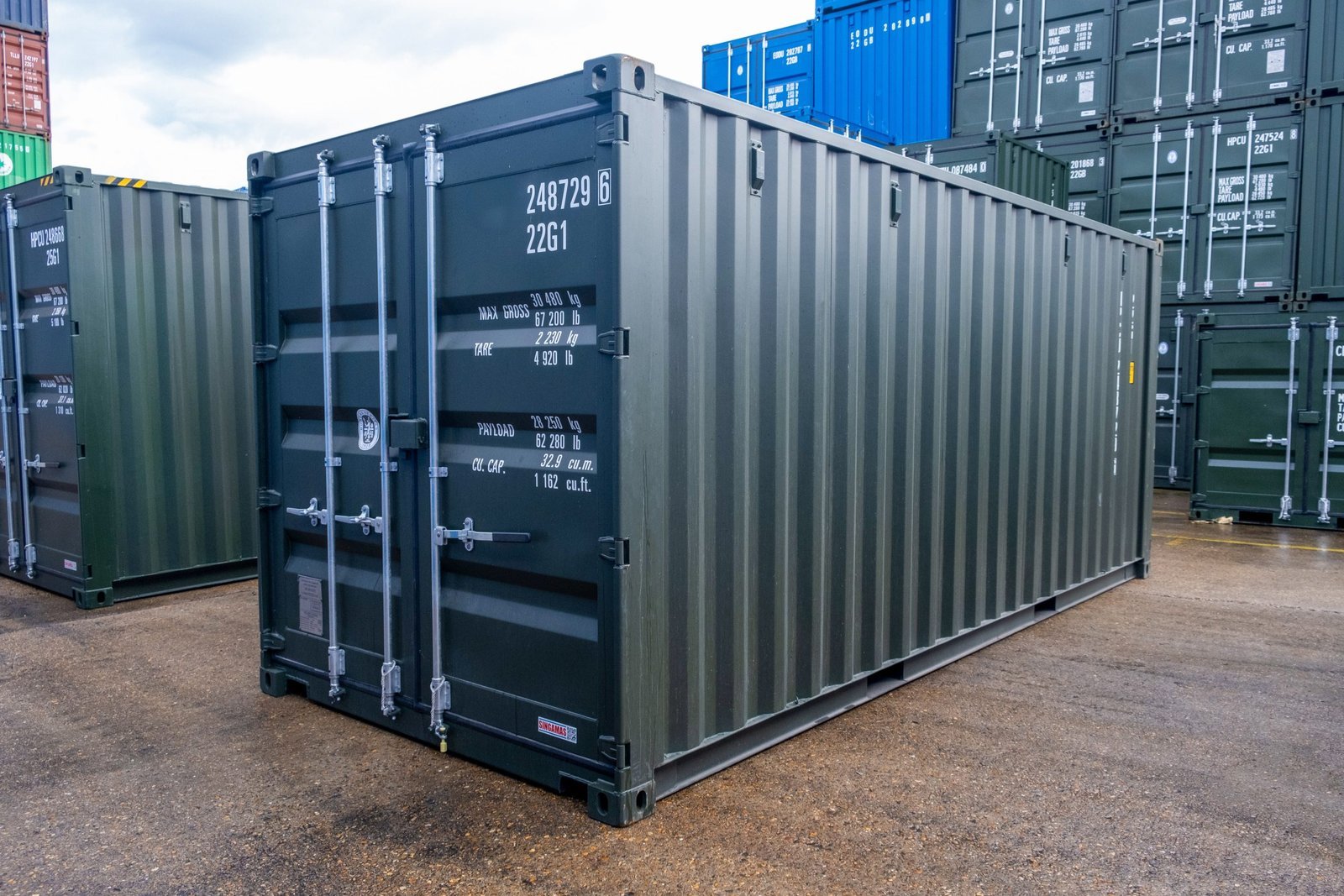 20ft double door container 20ft double door container