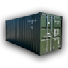 20ft Bottle Green Shipping Container | RAL6007