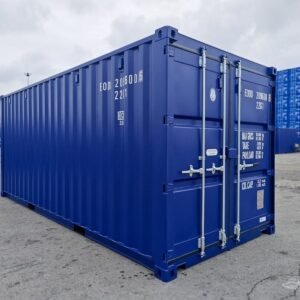 20ft cobalt blue shipping container | ral5010
