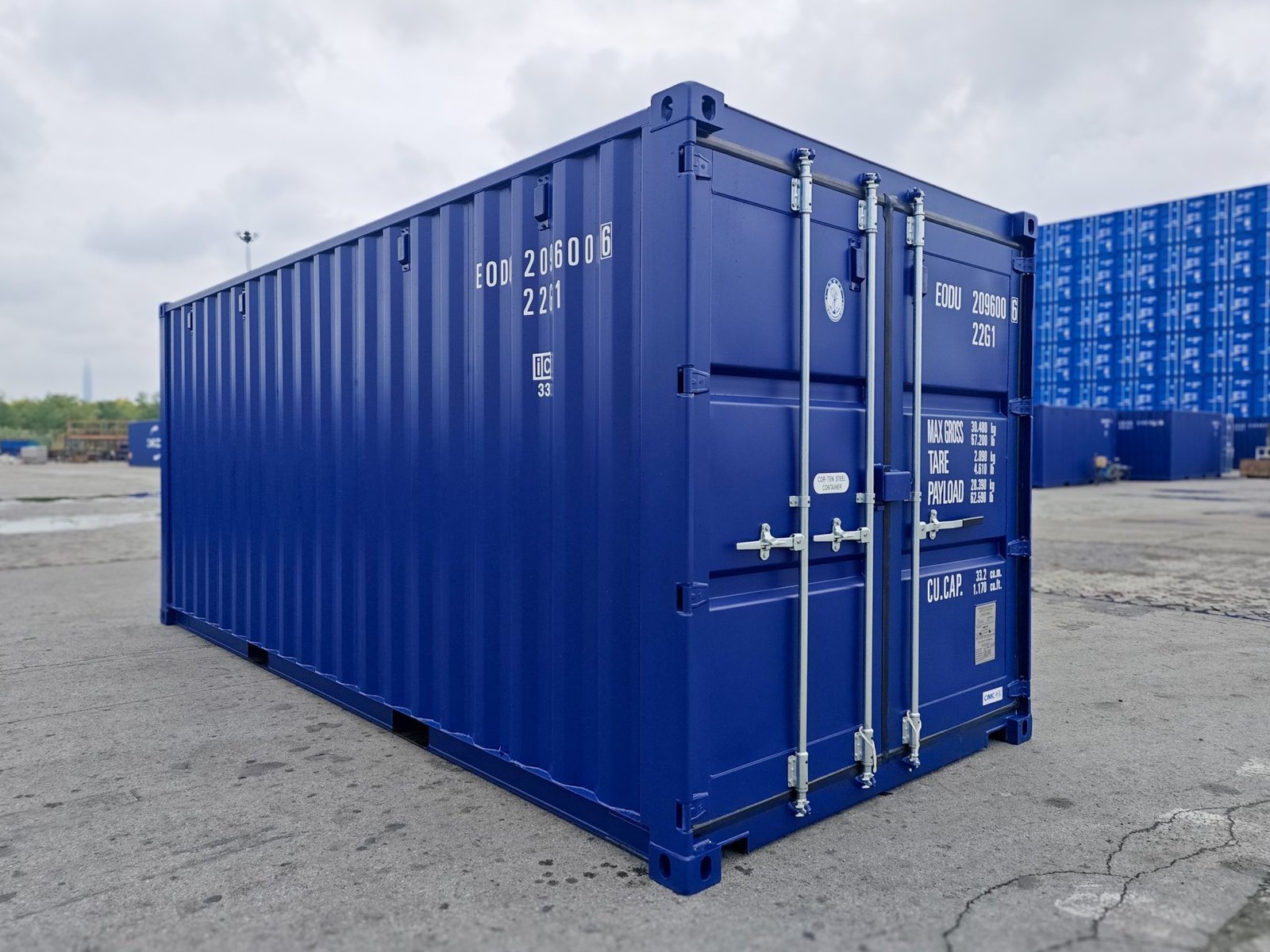 20ft cobalt blue shipping container | ral5010 20ft cobalt blue shipping container | ral5010