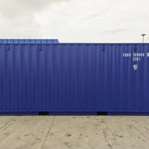 20ft cobalt blue shipping container | ral5010