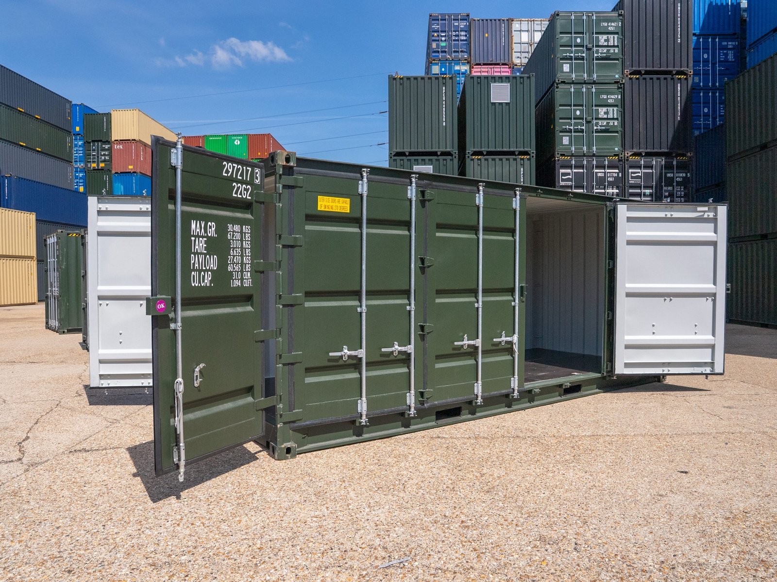 20ft open side container 20ft open side container