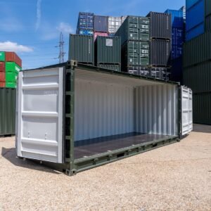 20ft open side container