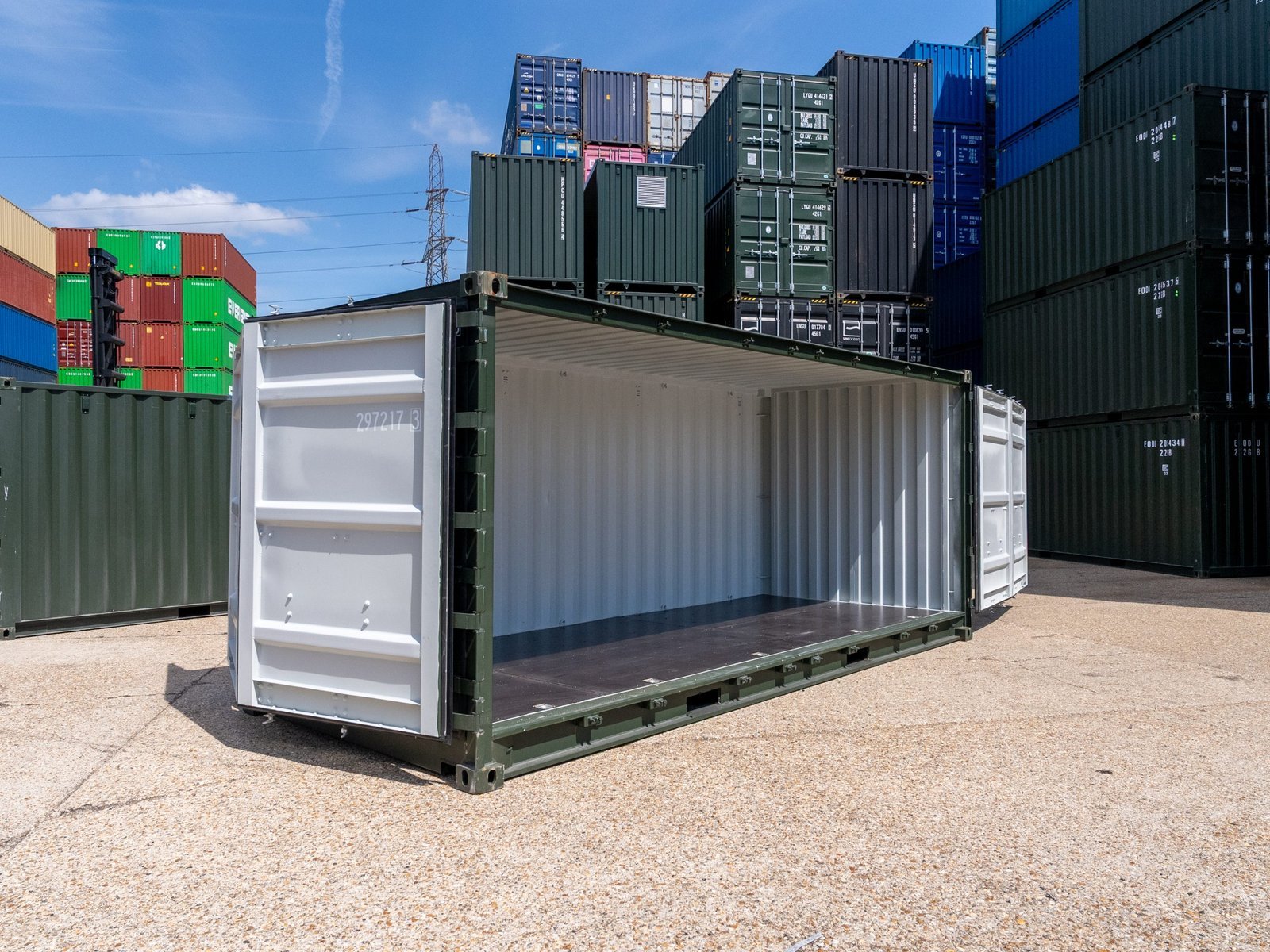 20ft open side container 20ft open side container