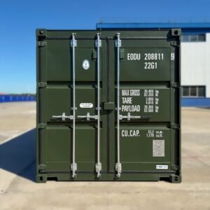 20ft bottle green shipping container | ral6007