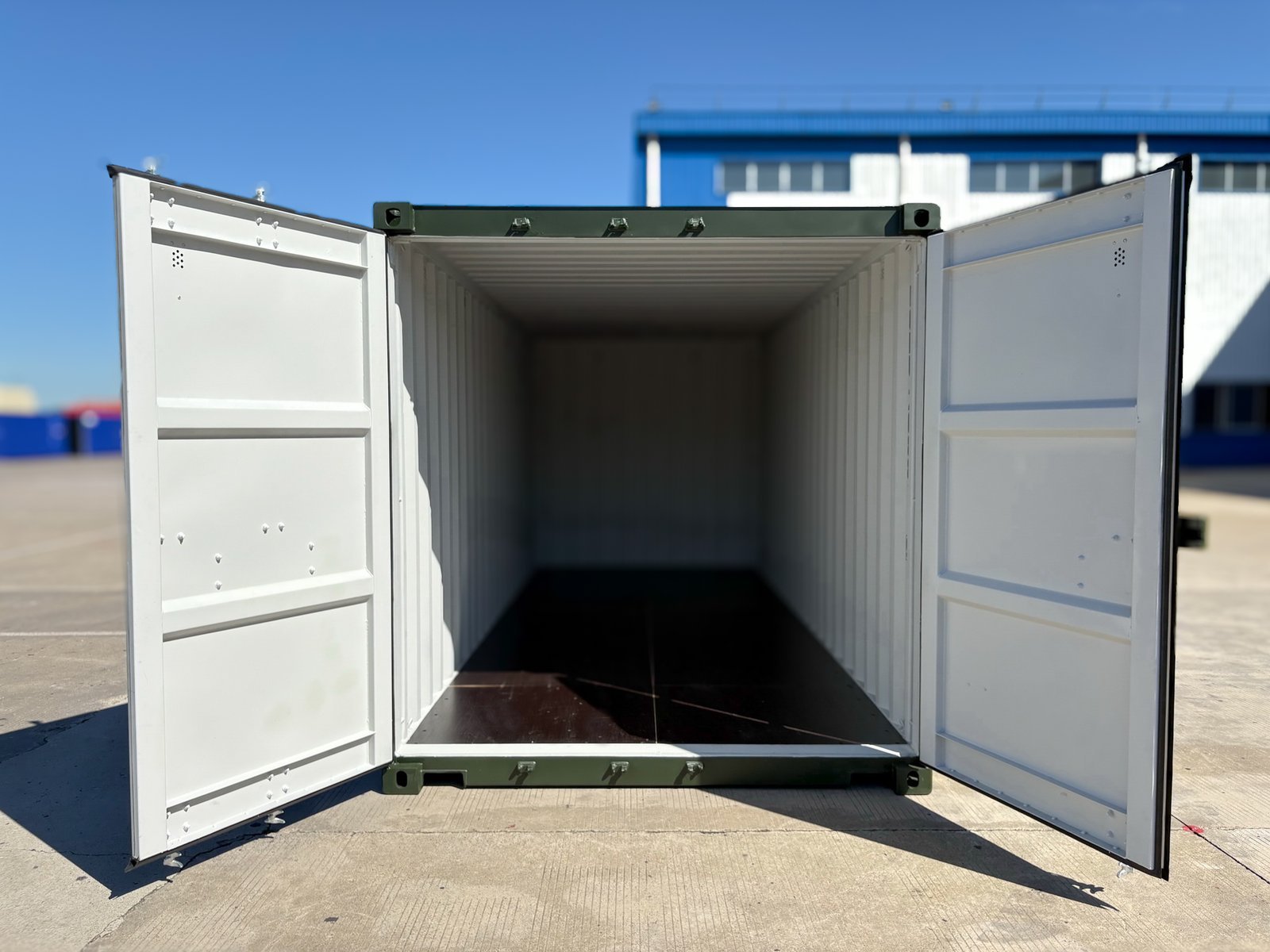 20ft bottle green shipping container | ral6007 20ft bottle green shipping container | ral6007