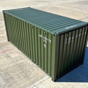 20ft bottle green shipping container | ral6007